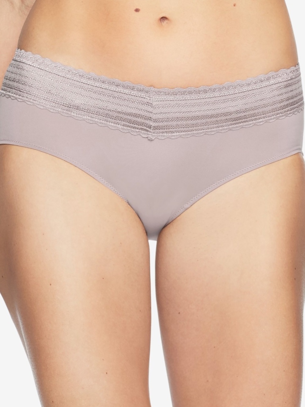 Warner's No Pinching, No Problems Lace Hipster Underwear Mink Women's Medium NWT